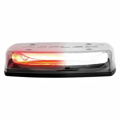 CODE 3 Mini Light Bar: Emergency Vehicle Mini Light Bar, Red/White, 40.8 W Watt - Emergency Vehicle Mini Light Bars
