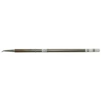 Bent chisel soldering tip for precision soldering tasks requiring a narrow, angled contact point. Designed for use with FM-2028 compatible handpieces. Suitable for fine-pitch components and tight spaces in electronics assembly, rework, and repair