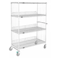 APPROVED VENDOR Stock Cart: 1,000 lb, Overall Dim. 24 in L x 53 in W x 60 in H, Adj, 3 Shelves (MPN MRC-2448-54C)