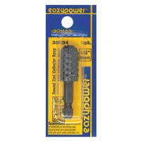 Cylinder-shaped rotary rasp for shaping and smoothing bronze, iron, mild steel, plastic, soft metal, and wood. Suitable for deburring, contouring, and finishing in metalworking and woodworking tasks. Constructed from alloy steel