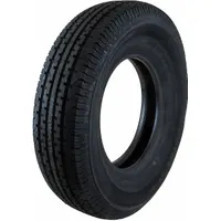 This HI-RUN trailer tire is size ST205/75R14, type ST100, with a weight capacity of 1,570 lb. It is a tire-only product, supplied without a wheel or rim. Suitable for use on trailers in street applications, it supports material handling and transport needs