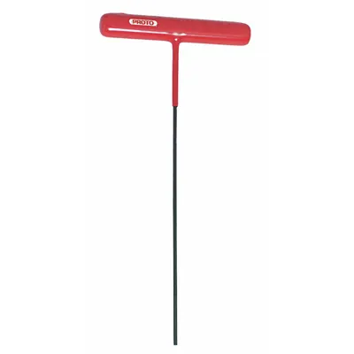 PROTO Hex Key: 0 Ball Ends, 9/64 in Tip Size, SAE, Long, Alloy Steel, Black Oxide - T-Shaped Hex Keys