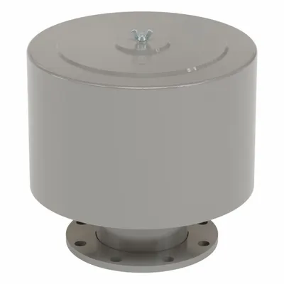 SOLBERG Filter Silencer: 4 in Flange Inlet Size, 520 scfm, 14 in Overall Ht - Air Compressor Intake Filters & Silencers