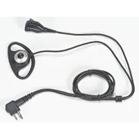 MOTOROLA Earpiece: Fits Motorola, For BPR40/CP200d Series, D-Ring, Push To Talk, Black, 1 Wires, M1 (MPN PMLN5001A)