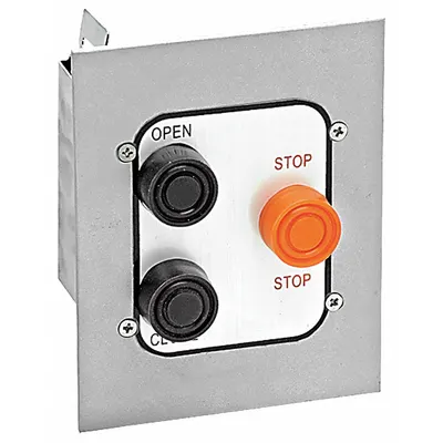 AMERICAN GARAGE DOOR 3BFX Push Button Garage Door Control Station - Push Button Garage Door Control Stations