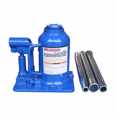WESTWARD High-Clearance Bottle Jacks: Steel, Manual Handle, Mechanical