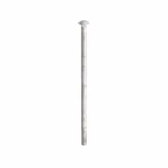 Square neck carriage bolts for fastening wood to metal or wood to wood. The square neck prevents rotation during tightening. Made from Grade 2 steel with a 1/2"-13 thread size, 12 inches long. Supplied in a 5-pack.