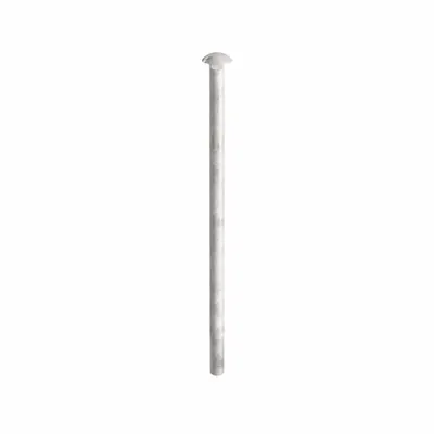 USA INDUSTRIALS Grade 2 Steel Square Neck Carriage Bolt, 1/2"-13 x 12 in, 5-Pack - Grade 2 Steel Square Neck Carriage Bolts