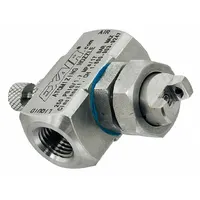 This stainless steel external mix air-atomizing spray nozzle features a 3.8 scfm flow rate and produces a wide angle flat spray pattern at 15 inches. It has a 1/4 in FNPT connection and is suited for liquid atomization in industrial processes such as coating, humidification, and cooling