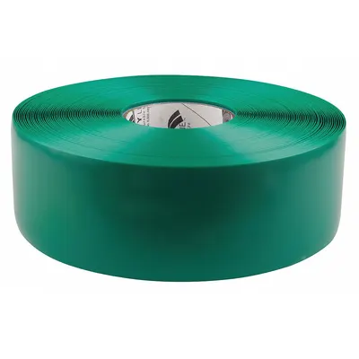 MIGHTY LINE Floor Marking Tape: Extra-Durable, Solid, Green, 3 in x 100 ft, 50 mil Tape Thick - Extra-Durable Floor Marking Tape