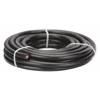 This cut-to-length jumper cable from WESTWARD features a 2-gauge wire, 300-inch length, and 94 A maximum current rating. The black cable jacket is suitable for temporary battery connections in automotive and equipment applications