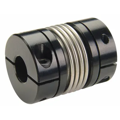 RULAND MANUFACTURING Clamp-On Bellows Shaft Coupling - Clamp-On Bellows Shaft Couplings for Round Shafts
