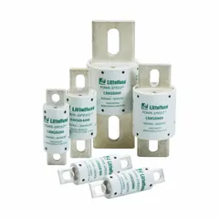 Very-fast-acting bolt-on fuse rated 35 A at 500 V AC and 500 V DC. Designed for overcurrent protection in power electronic circuits such as variable frequency drives, UPS systems, and rectifiers.