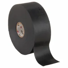 Ethylene propylene rubber tape for indoor high-voltage applications. Each roll measures 1-1/2 inches wide, 10 yards long, and 30 mils thick. Used for insulating and protecting electrical connections and cables in power distribution systems. Supplied in a 12-pack.