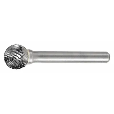 WIDIA METAL REMOVAL Double-Cut Ball Bur, 1/8" Head, 1/8" Shank, SD-42 - Double-Cut Ball Burs