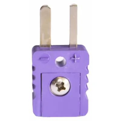 Dayton Thermocouple Connector: Jack, For Type E Thermocouple Type, Mini Plug, 2 Pins - Thermocouple Plugs