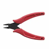Diagonal Cutting Plier: Flush, Straight, Narrow, 1/2 in Jaw Lg, 1/4 in Jaw Wd, 5 in Overall Lg (MPN D275-5)