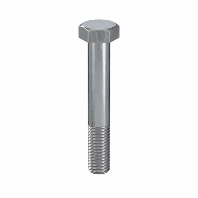 LINDSTROM Hex Head Cap Screw: Steel, Class 8.8, Zinc Plated, M14, Metric, 90 mm lg - Class 8.8 Steel Hex Head Cap Screws