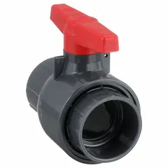 This SPEARS manual two-way ball valve features a 3-inch PVC body with socket x socket connections for straightforward installation. Rated for 150 psi CWP, it provides reliable on/off flow control in industrial piping systems handling water, chemicals, or air.