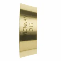 This double-ferrule brass compression fitting is designed for 1 in OD tubing, providing a leak-tight seal in industrial fluid systems. It is clean and bagged for immediate use in instrumentation, hydraulic, and pneumatic applications. Compatible with Let-Lok fitting brands