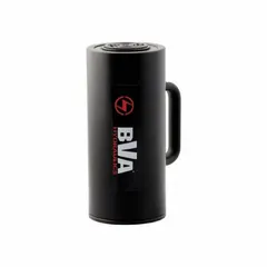 Single-acting hydraulic ram with 75 ton nominal capacity and 6 in nominal stroke length. Suitable for lifting, pressing, and positioning heavy loads in industrial maintenance, construction, and manufacturing applications.