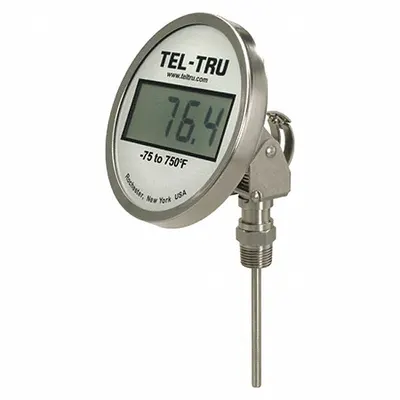 TEL-TRU Adjustable-Angle General Purpose Digital Thermometer - Adjustable-Angle General Purpose Digital Thermometers