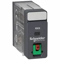 SCHNEIDER Relay: Socket Mounted, 5 A Current Rating, 48V AC, DPDT, 8 Pins/Terminals, J Socket (MPN RXG21E7)