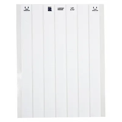 BRADY Wraparound Label - Brady Precut Label Sheets
