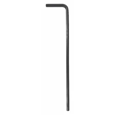 WESTWARD Hex Key: 0 Ball Ends, 3/32 in Tip Size, SAE, Long, Alloy Steel, Black Oxide - L-Shaped Hex Keys