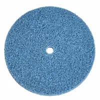 This unitized wheel is designed for light deburring and finishing on carbon steel and soft metals. It removes burrs, blends surface imperfections, and creates a uniform finish. The wheel measures 3 inches in diameter by 1/8 inch wide with a 1/4 inch arbor hole, and features aluminum oxide abrasive in a medium, medium (5) grade
