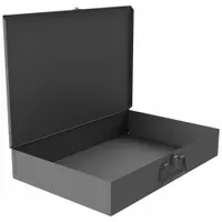 Compartment Drawer: 18 3/8 in x 12 1/2 in x 3 1/8 in, 3 1/16 in x 18 5/16 in x 12 7/16 in, Gray (MPN 123-95)