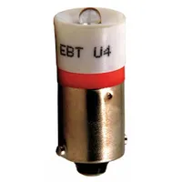 SIEMENS Compact LED Bulb: LED, Miniature Bayonet (BA9s), (T) Tubular, T3-1/4, 24V AC/DC, 0.28 W Watt (MPN 52AED2)