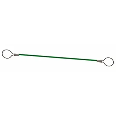 INNOVATIVE COMPONENTS Tool Lanyard: Stainless Steel, 12 in Overall Lg, 5/16 in Loop 1 Size - Lanyards