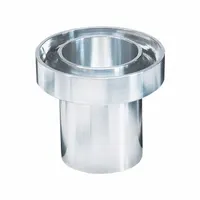 This Ford-style viscosity cup measures kinematic viscosity of paints, coatings, and similar liquids. It has a viscosity range of 70 cSt minimum to 370 cSt maximum. The cup is used in quality control and industrial finishing to verify flow properties. No NIST traceable certificate is included