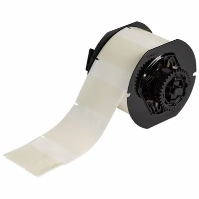 BRADY Wraparound Label: 2 1/4 in x 2 1/2 in, 2 1/2 in, Self-Extinguishing Vinyl - Brady Precut Label Rolls
