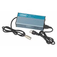 This charger is designed to recharge batteries in compatible floor-cleaning equipment. It is intended for use as a replacement part in industrial and commercial cleaning machines. For electrical ratings and compatibility, refer to the original equipment manual