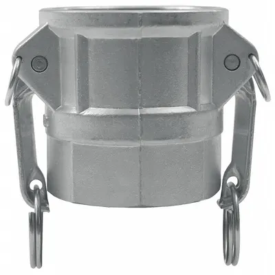 DIXON VALVE & COUPLING Cam and Groove Coupling: 1 1/2 in Coupling Size, 1 1/2 in Hose Fitting Size - Type D Forged Brass Cam & Groove Fittings