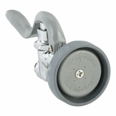 T&S BRASS Pre-Rinse Sprayer: Brass, Chrome, 7 7/8 in Overall Lg, 3/4" Connection Size - Faucet Sprayer Heads & Valves
