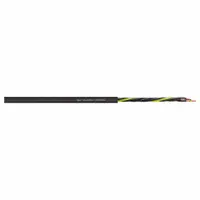 CHAINFLEX Control Cable: 14 AWG Conductor Size, 5 Conductors, PVC, Order by the Foot, Black (MPN CF150-UL-25-05)