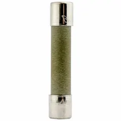 Fast-acting cylindrical fuse rated 20 A at 250 V AC. Non-indicating design with dimensions 1/4 in x 1 1/4 in. Suitable for overcurrent protection in control panels, power supplies, and branch circuits.