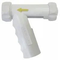 White rubber replacement insulation cover for SANI-LAV systems. Used to replace worn or damaged insulation on hose stations and nozzles, helping maintain thermal efficiency and protect components in plumbing and HVAC applications