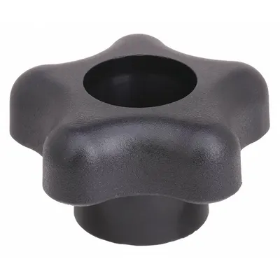 INNOVATIVE COMPONENTS 5-Arm Knob with Threaded Through-Hole - 5-Arm Knobs with Threaded Through-Hole