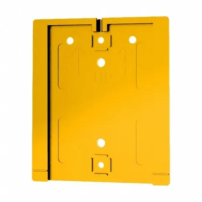 RETRACTA-BELT WP412F-YW Wall Mount Plate - Mountable Receivers for Retractable Belt Barriers