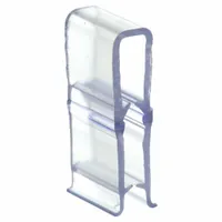ARMSTRONG Ceiling Tile Hold Down Clips: Mfr Part # CHDC, 1 3/4 in Overall Lg, 50 PK