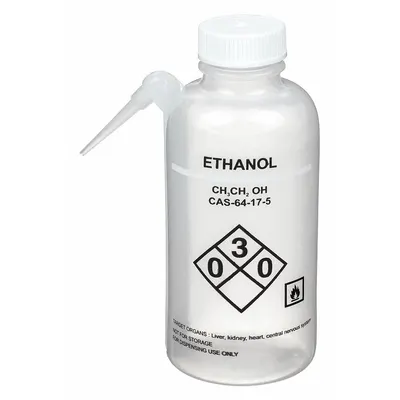 OEM Wash Bottle: 500 mL - Wide Mouthed Integrated Spout Wash Bottles