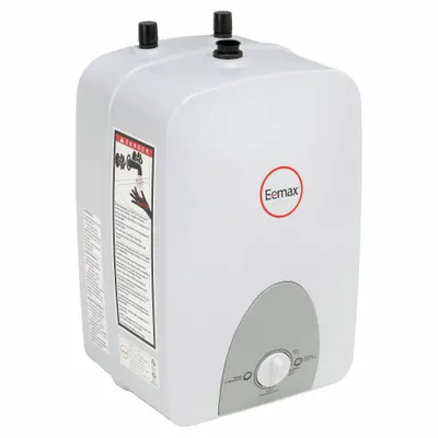 EEMAX Mini Tank Water Heater: 120V AC, 2.6 gal, 1,440 W, Single Phase - Light-Duty Residential Electric Water Heaters