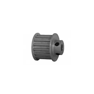 Dayton Timing Pulley: Curvilinear, Fixed, For 15 mm Belt Wd, 16 Teeth, 5 mm Pitch - HTD Section Fixed-Bore Timing Pulleys with Hub