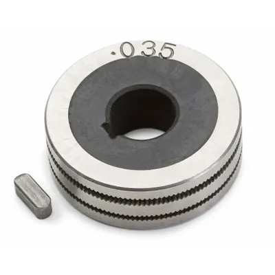 LINCOLN ELECTRIC Drive Roll Kit: 0.045 in, V-Knurl, For Easy-Core 125, Easy-MIG 140/180 - Drive Rolls for Lincoln Welders & Spool Guns