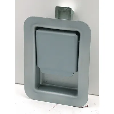 BUYERS PRODUCTS Vehicle Storage Latch: Paddle Latch, Truck Boxes, 4 3/4 in Overall Ht, Steel - Truck Storage Locks & Latches
