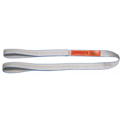 LIFT-ALL Web Sling: Type 3, Polyester, 14 ft Sling Lg, 12 in Eye Lg - Protected-Edge Polyester Flat-Eye Web Slings